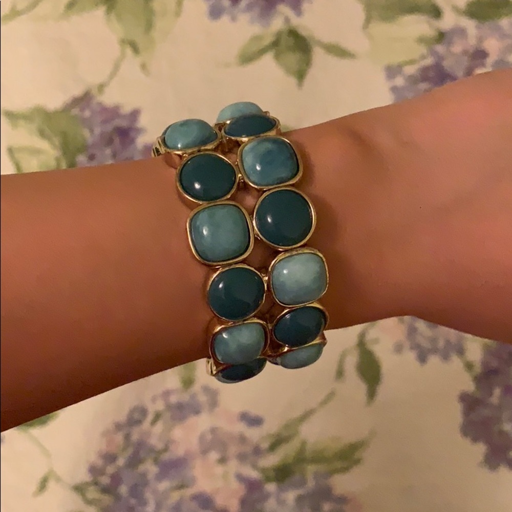 Ann Taylor blue stone bracelet